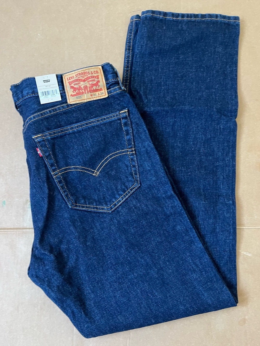 Levi's 505 Regular Rinse Men's Jeans W36 L34.